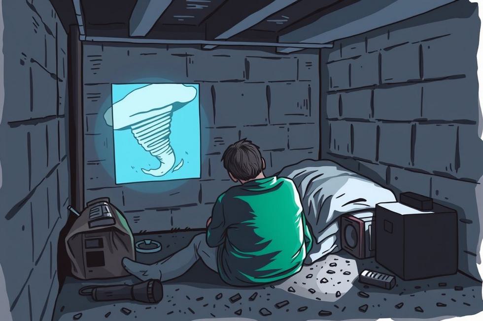 O que fazer durante e após um tornado