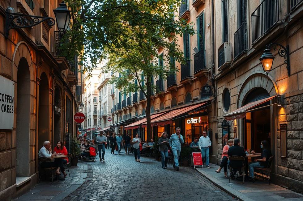 Ruelas e Praças do Bairro Gótico