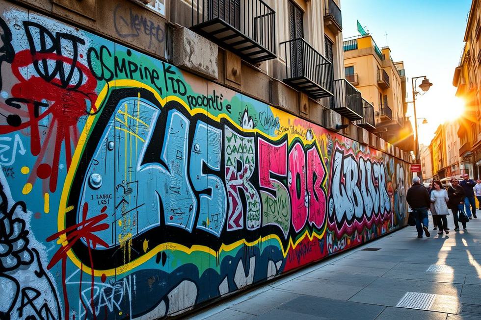3. Arte nas Ruas: Grafites e Muralismo