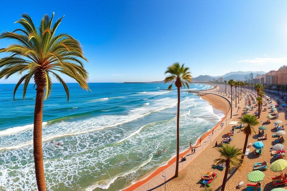 O Charme da Praia de Barceloneta