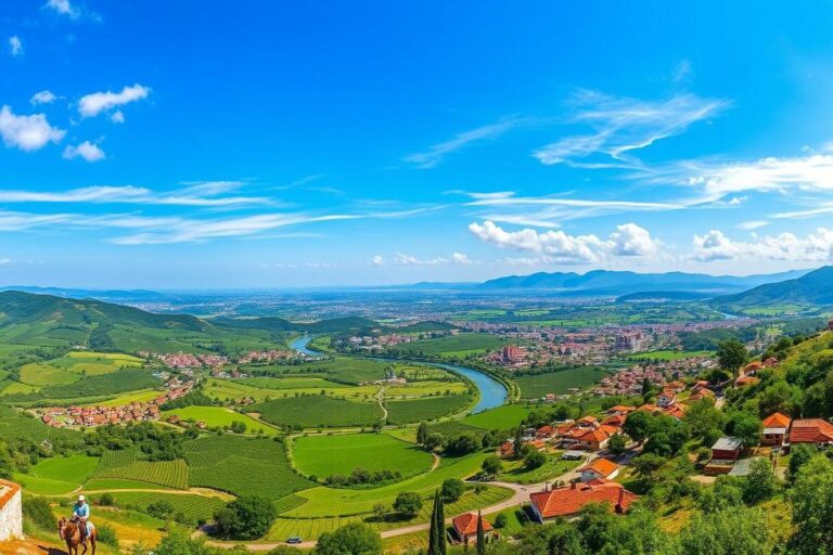 Uma bela paisagem que representa a diversidade do turismo no Rio Grande do Sul.