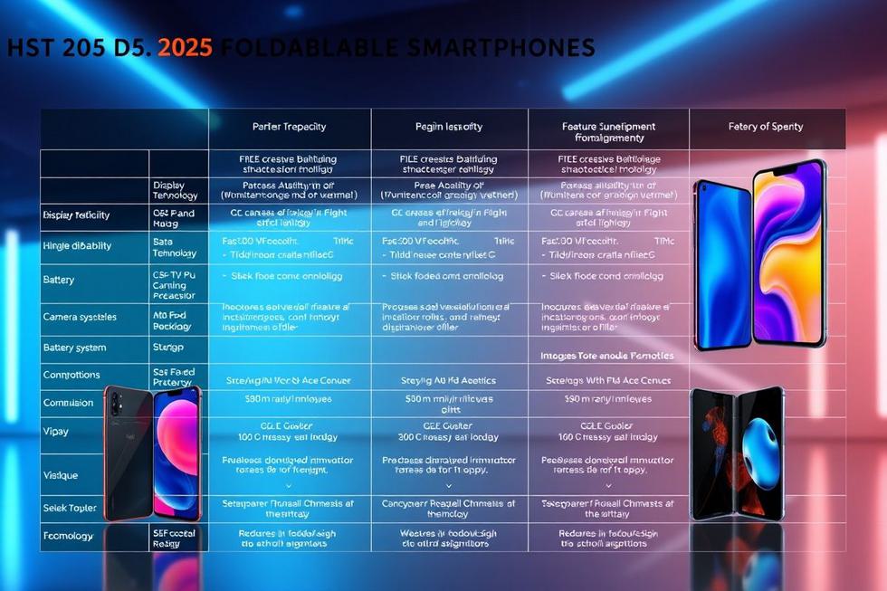 Comparativo: Top 5 Smartphones Dobráveis de 2025