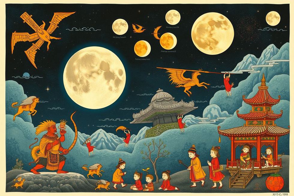 A Lua na Cultura e na Mitologia