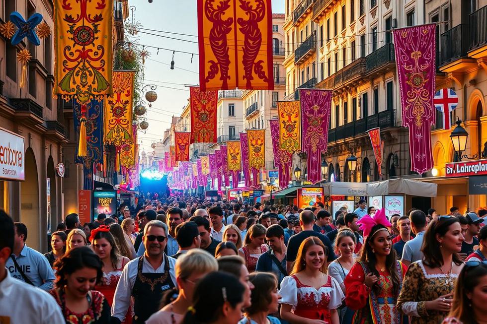 Tradições e Festivais: Celebre Barcelona como um Local