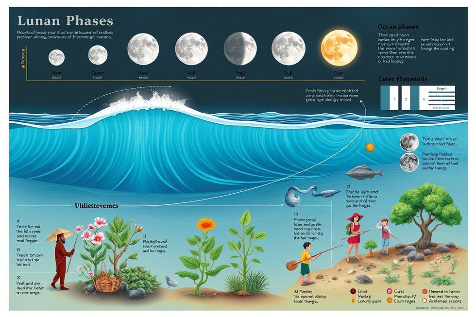 Impactos da Lua na Terra: Marés, Plantas e Comportamento Humano