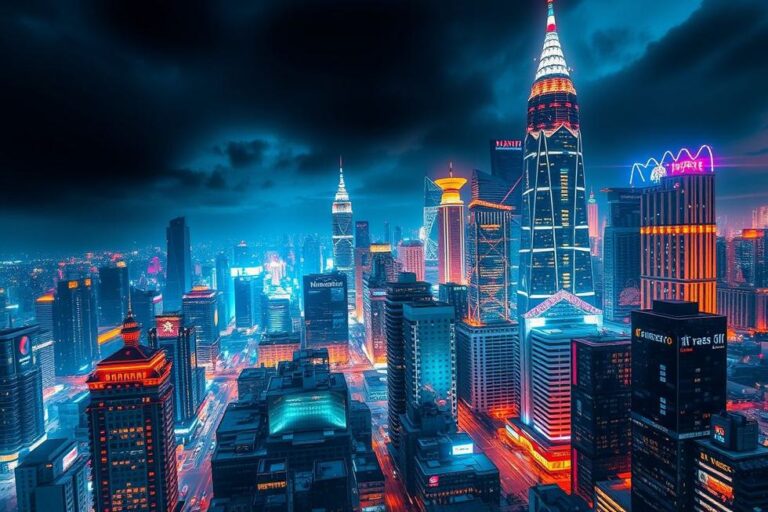 Imagem que simboliza oportunidades de investimento em mercados emergentes, destacando o crescimento econômico.