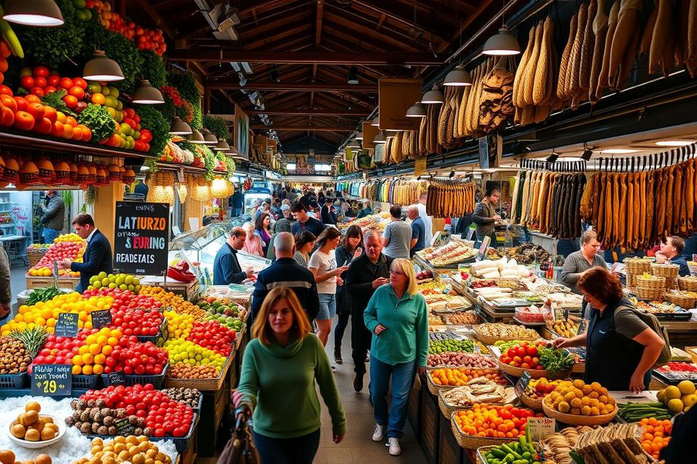 Sabores Culturais no Mercado La Boqueria