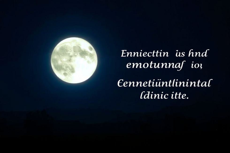 A Lua Cheia e a Culminação das Emoções