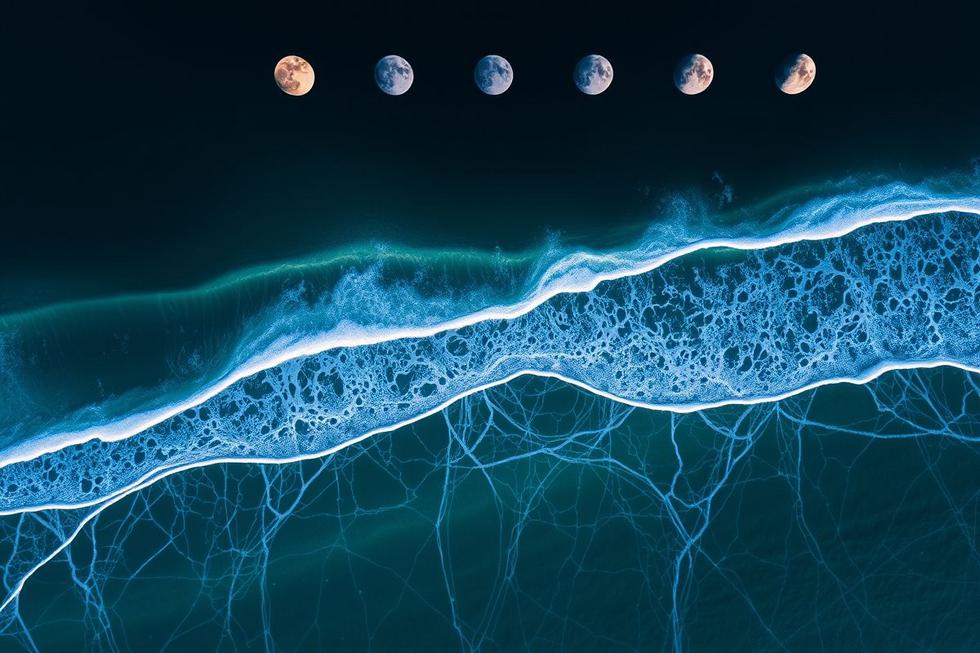 O Impacto das Fases da Lua nas Marés
