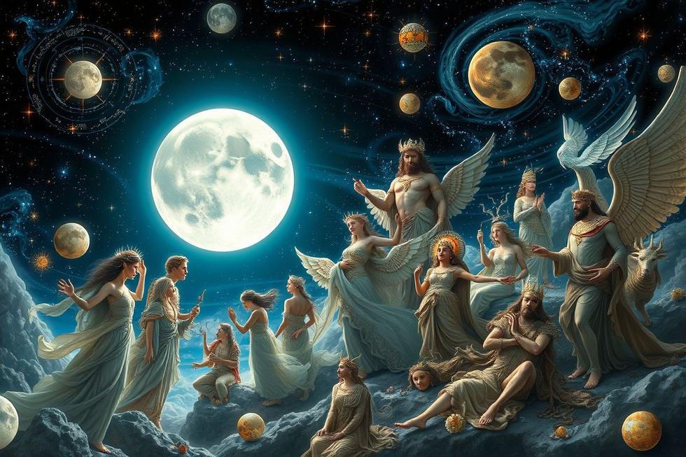 Lenda e Cultura: A Lua na Mitologia e em Práticas Antigas