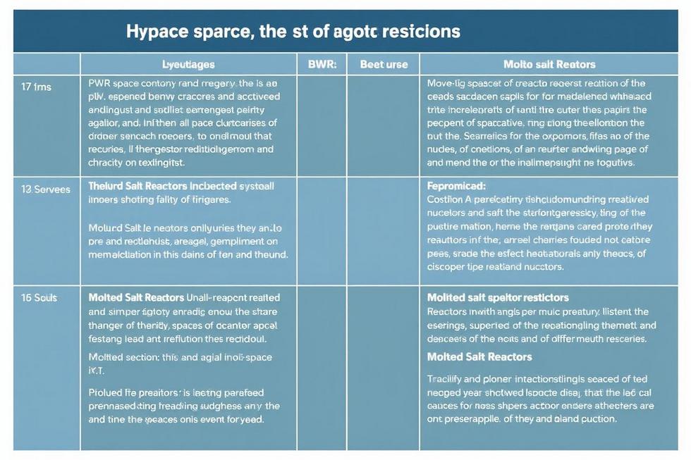 Os Tipos de Reatores Nucleares e Suas Aplicações na Indústria Espacial