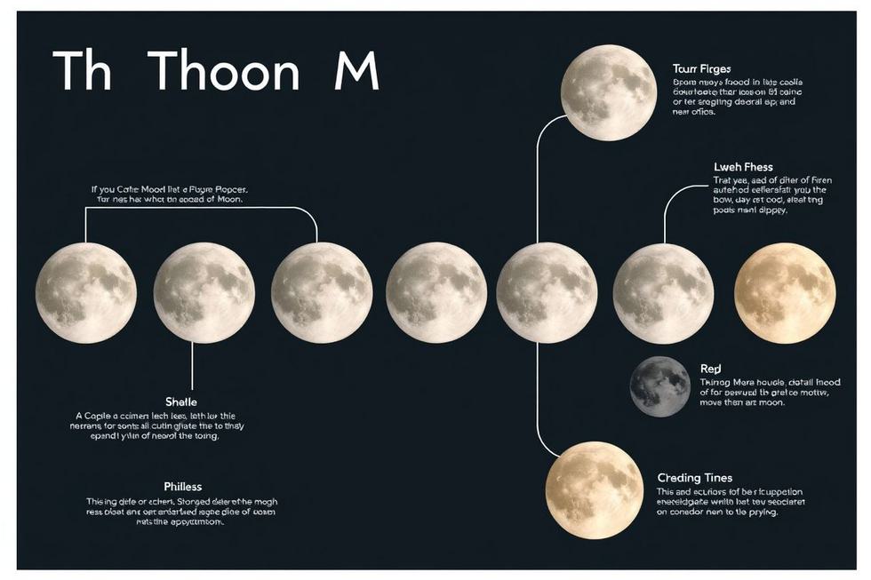 As Oito Fases da Lua em Detalhe