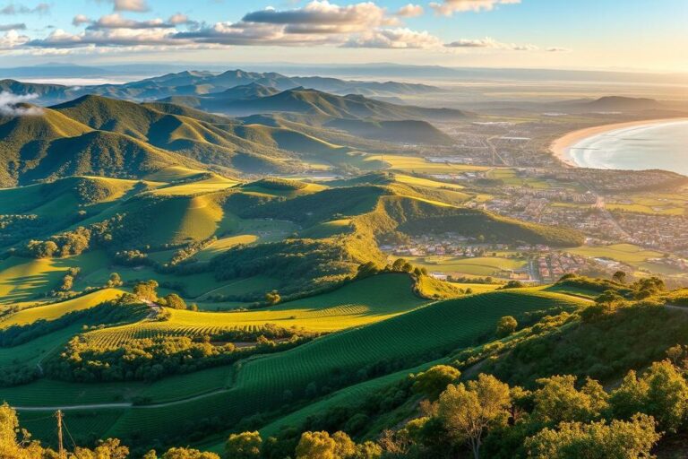 Vista panorâmica das paisagens do Rio Grande do Sul.