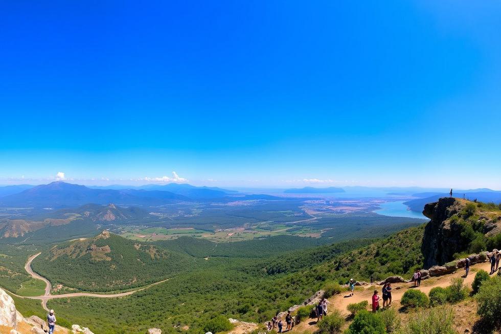 Vista panorâmica das diversas paisagens do Rio Grande do Sul.