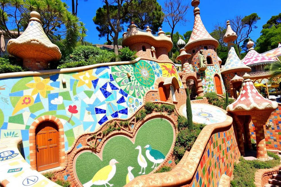 Parque Güell: Um Mundo de Cores e Criatividade