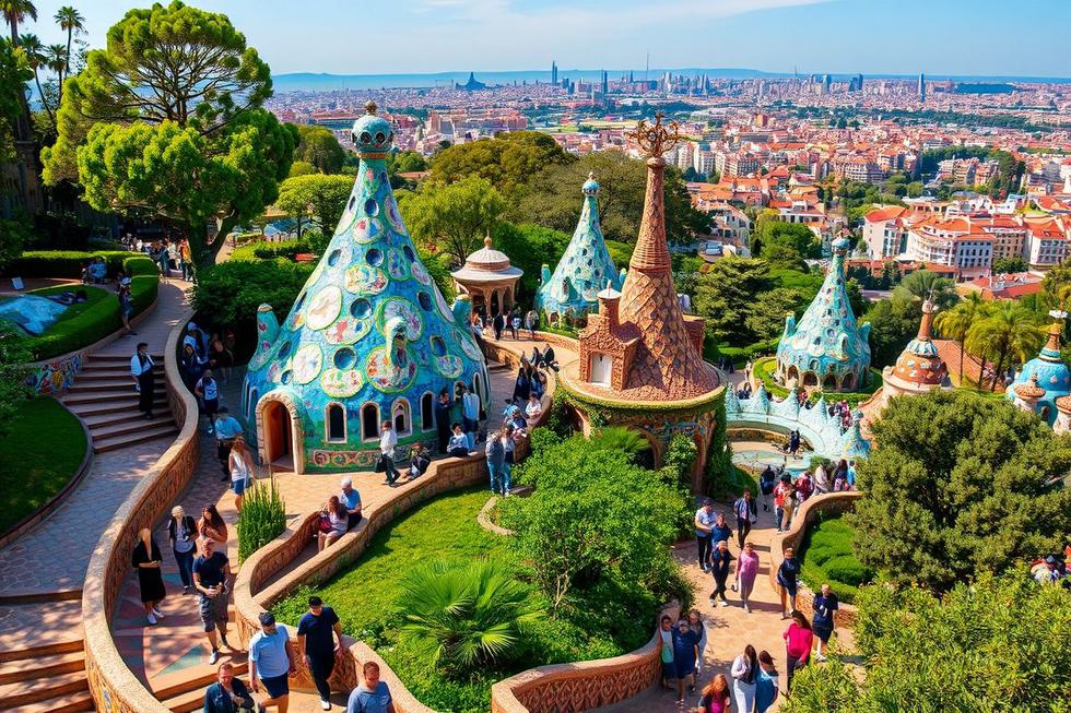 Explorando o Parque Güell: Um Jardim de Encantos