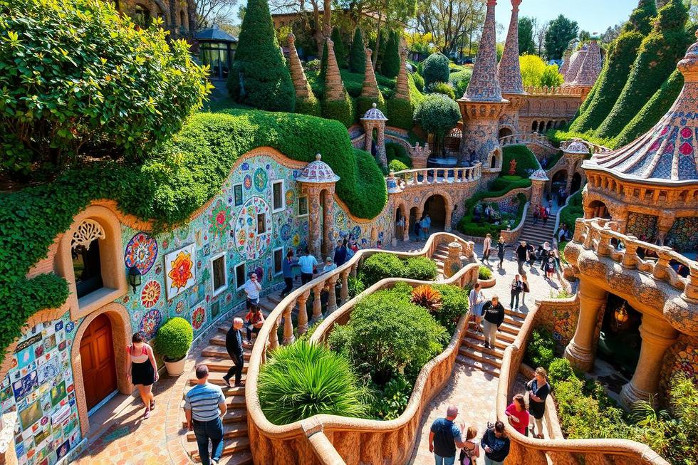 Parque Güell: O Jardim Colorido de Gaudí