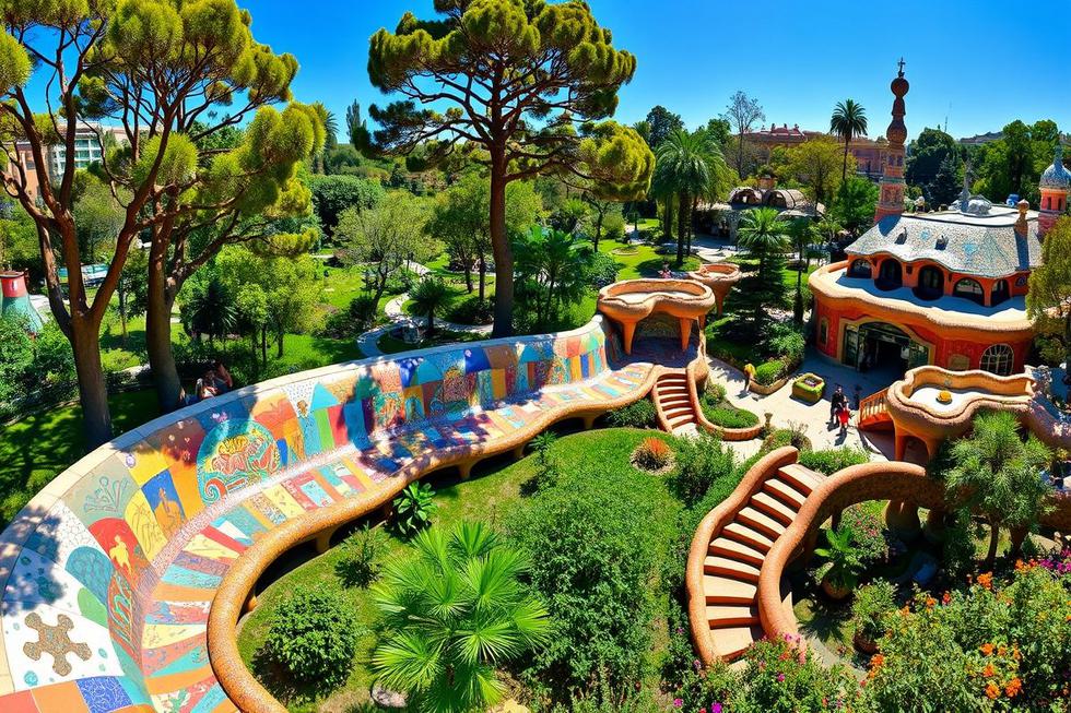 Explorando o Parque Güell: Um Mundo de Cores e Formas