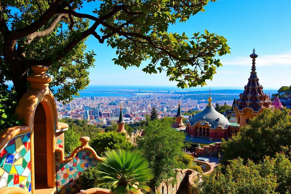 Passeio pelo Parque Güell: Natureza e Arte