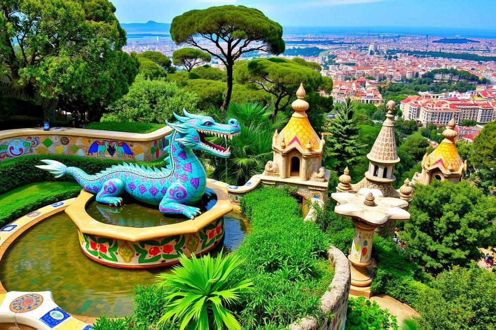 Parque Güell: Um Mundo Colorido