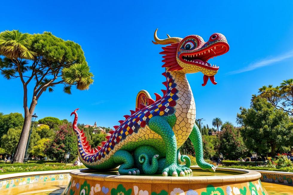 Passeio pelo Parque Güell: Um Mundo de Cores e Criatividade