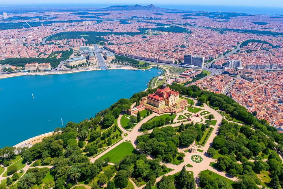 Parque de Montjuïc: Vista e Cultura
