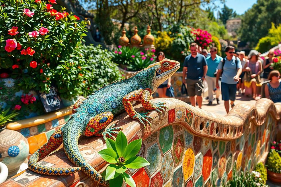Parque Güell: Uma Aventura Colorida de Gaudí