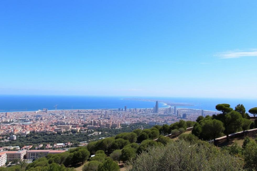 Parque de Montjuïc: Vista Panorâmica da Cidade