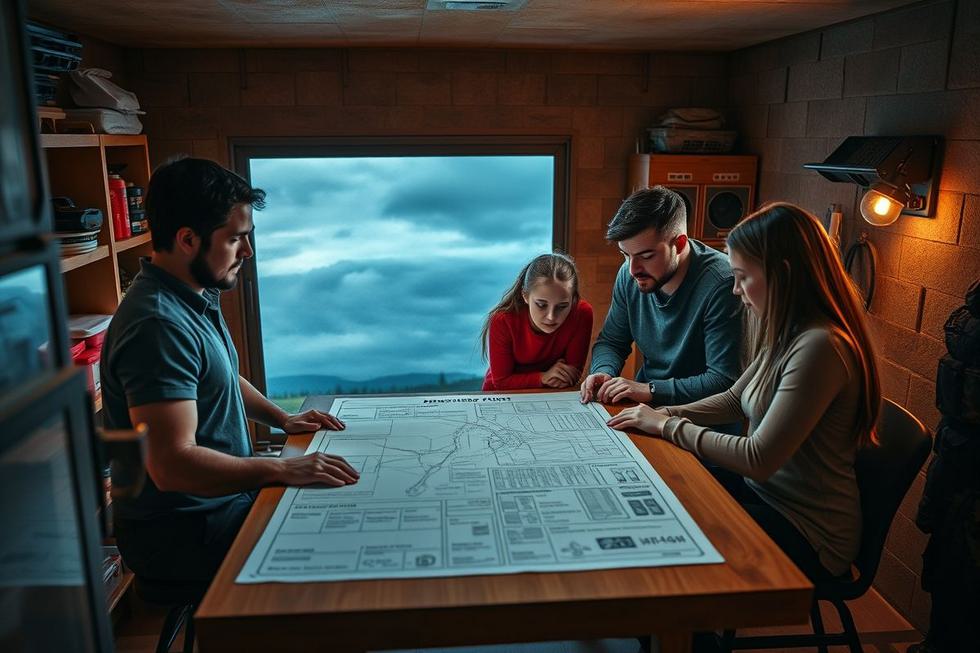 Criando um Plano de Segurança Antes do Tornado