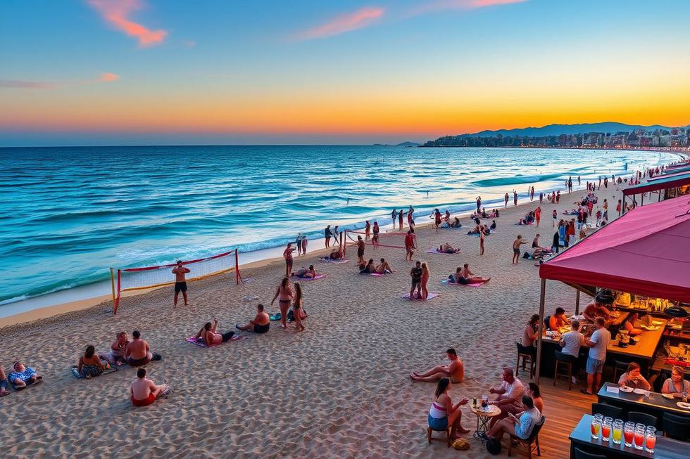 Praias e Vida Noturna em Barcelona
