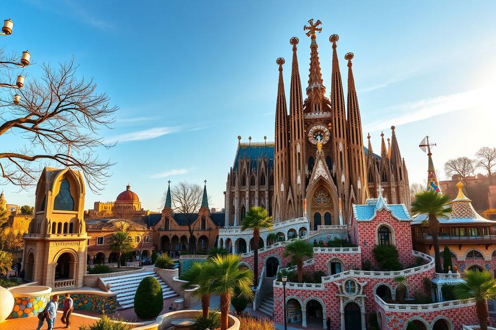 As Maravilhas de Gaudí: Sagrada Família e Parque Güell