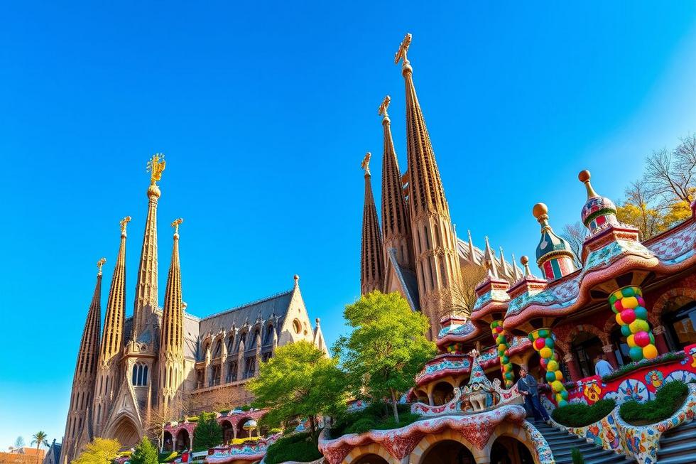 As Maravilhas de Gaudí: Sagrada Família e Parque Güell