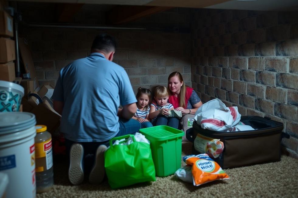 Estratégias de Sobrevivência Durante um Tornado