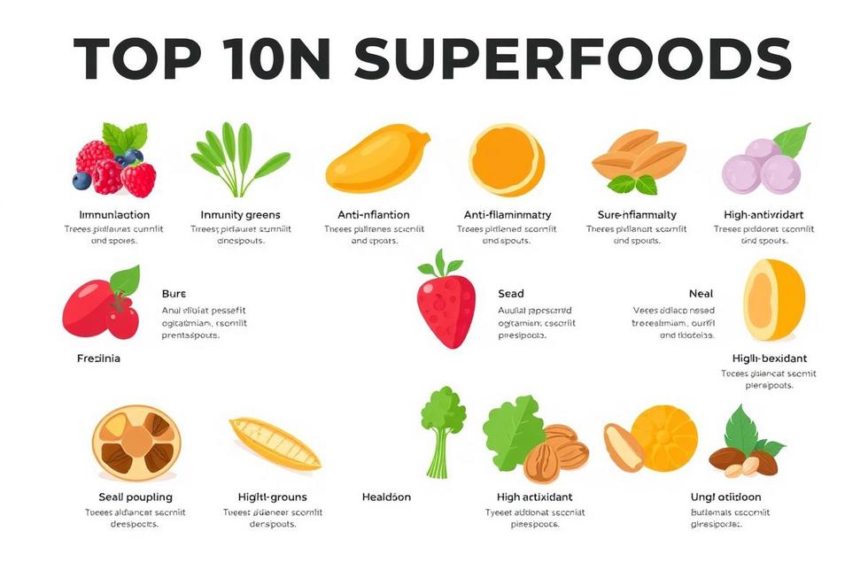 Os 10 Superalimentos Essenciais para sua Dieta