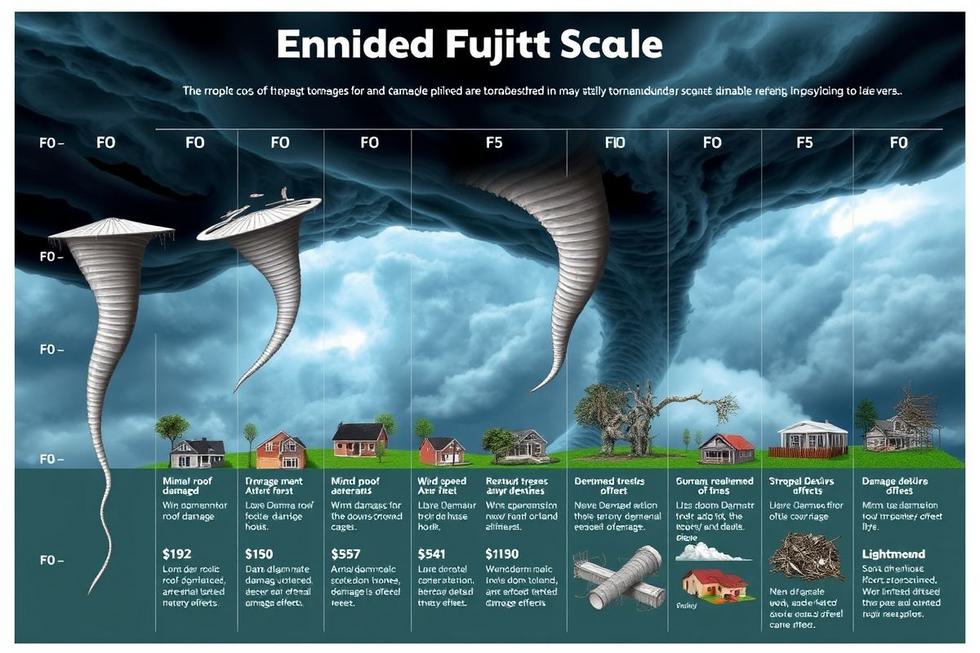 Os Tipos de Tornados e Seus Níveis de Perigo
