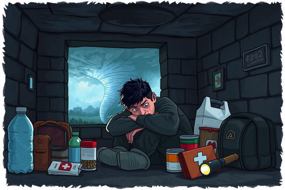 Estratégias de Sobrevivência em Caso de Tornado