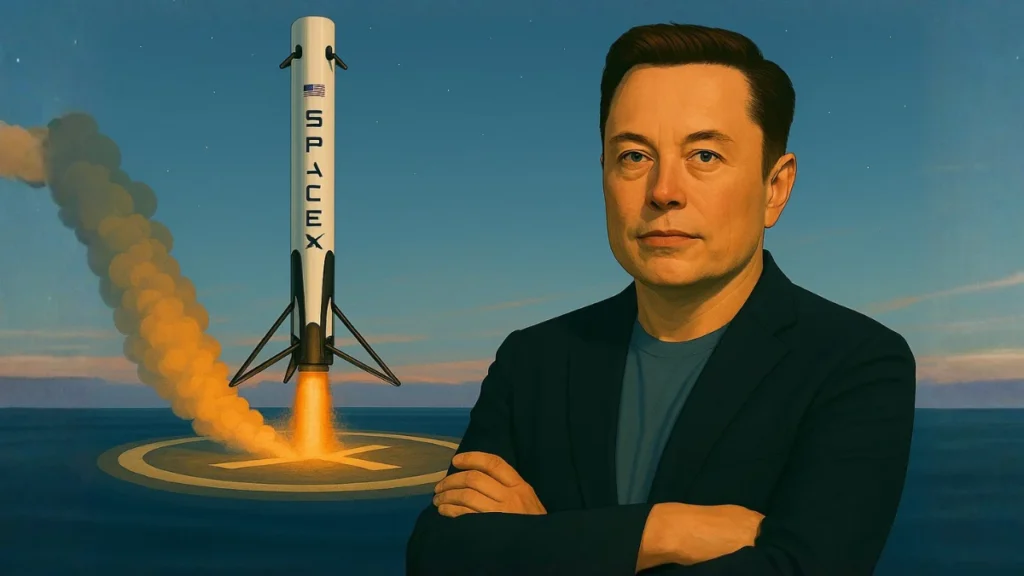 SpaceX Revoluciona Corrida Espacial: O Pouso Vertical de Foguetes de Elon Musk e Seu Impacto Estratégico