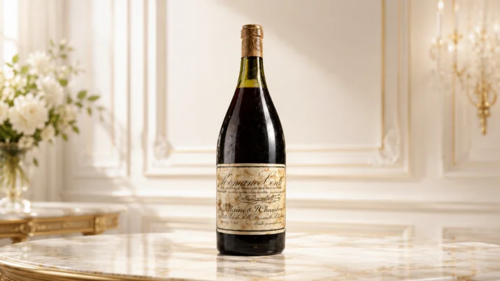 Garrafa de Romanée-Conti 1945: O Vinho Que Quebrou Recordes e Alcançou R$ 4 Milhões