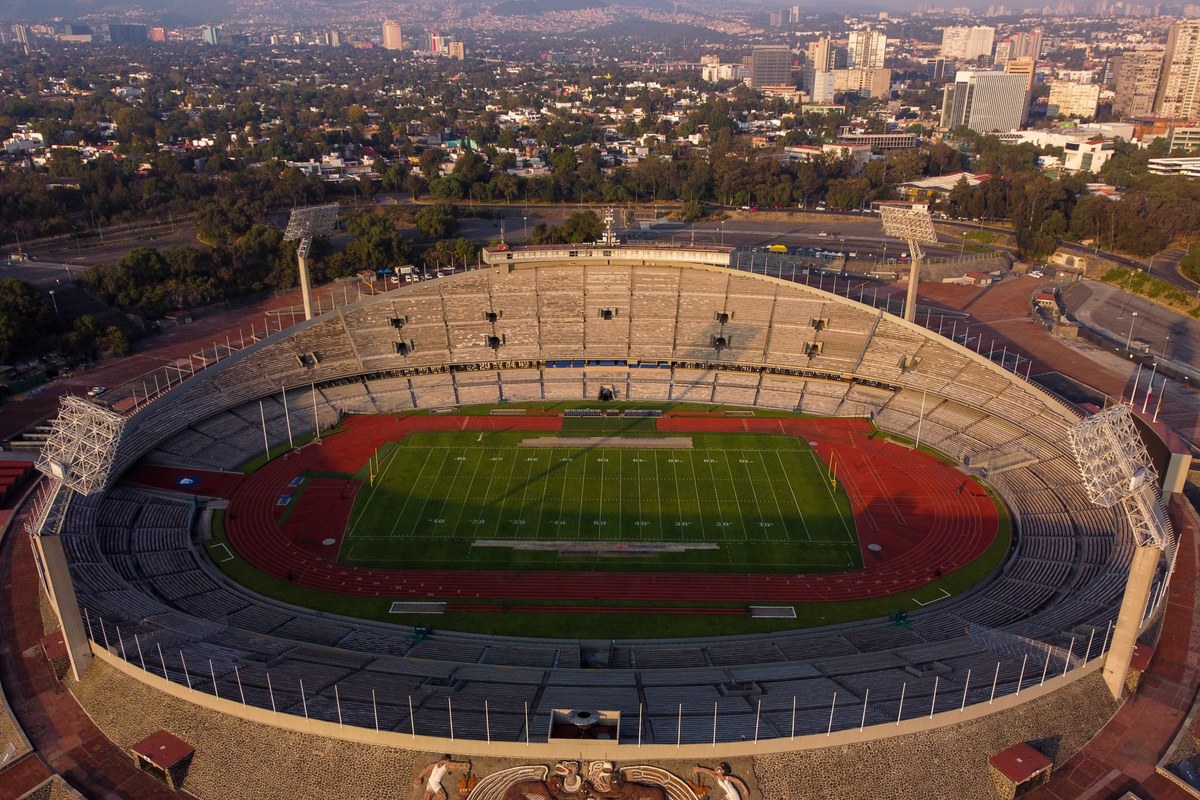Estádio Azteca na Cidade do México, sede do jogo de abertura da Copa do Mundo 2026