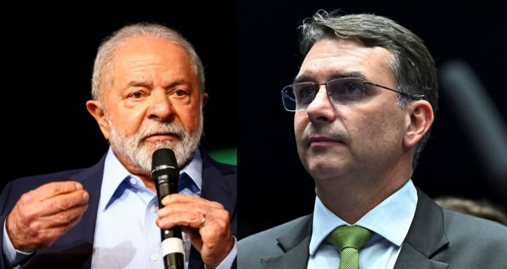 Lula lidera sobre Flávio Bolsonaro em simulação de segundo turno